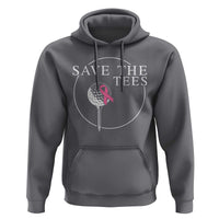 Breast Cancer Awareness Golf Hoodie Pink Ribbon Save The Tees Fundraiser Team - Wonder Print Shop