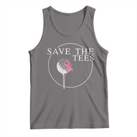 Breast Cancer Awareness Golf Tank Top Pink Ribbon Save The Tees Fundraiser Team - Wonder Print Shop