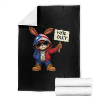 Bunny Ice Out Throw Blanket Protest Equality Puerto Rican Flag Hoodie