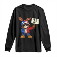 Bunny Ice Out Long Sleeve Shirt Protest Equality Puerto Rican Flag Hoodie