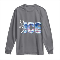 Fck Ice Long Sleeve Shirt Sarcastic Immigration Protest