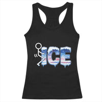 Fck Ice Racerback Tank Top Sarcastic Immigration Protest