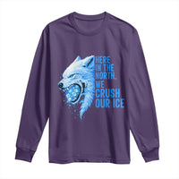 Crush Ice Long Sleeve Shirt Wolf Human Rights Protest