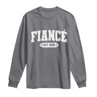 Fiance Est 2026 Long Sleeve Shirt Future Mr. and Mrs. Boyfriend Engagement Gift