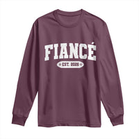 Fiance Est 2026 Long Sleeve Shirt Future Mr. and Mrs. Boyfriend Engagement Gift