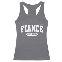 Fiance Est 2026 Racerback Tank Top Future Mr. and Mrs. Boyfriend Engagement Gift