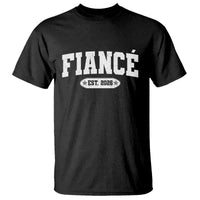 Fiance Est 2026 T Shirt Future Mr. and Mrs. Boyfriend Engagement Gift