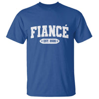 Fiance Est 2026 T Shirt Future Mr. and Mrs. Boyfriend Engagement Gift