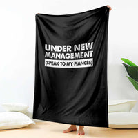 Funny Fiancé Throw Blanket Engagement Gift For Fiance Bachelor Party