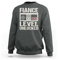 Leveled Fiance Unlocked Sweatshirt Engagement Gift For Fiancé Bachelor Party