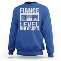 Leveled Fiance Unlocked Sweatshirt Engagement Gift For Fiancé Bachelor Party