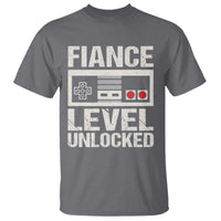Leveled Fiance Unlocked T Shirt Engagement Gift For Fiancé Bachelor Party