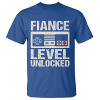 Leveled Fiance Unlocked T Shirt Engagement Gift For Fiancé Bachelor Party