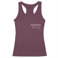 Personalized Fiance Racerback Tank Top Custom Date Boyfriend Engagement Gifts Future Mr and Mrs