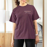 Personalized Fiance T Shirt For Women Custom Date Boyfriend Engagement Gifts Future Mr and Mrs