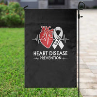 Go Red Heart Disease Prevention Garden Flag Heartbeat CHD Wear Red February Month