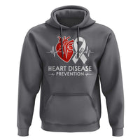 Go Red Heart Disease Prevention Hoodie Heartbeat CHD Wear Red February Month