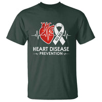Go Red Heart Disease Prevention T Shirt Heartbeat CHD Wear Red February Month