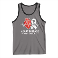 Go Red Heart Disease Prevention Tank Top Heartbeat CHD Wear Red February Month