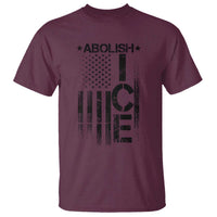 Abolish ICE T Shirt Vintage American Flag