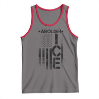 Abolish ICE Tank Top Vintage American Flag