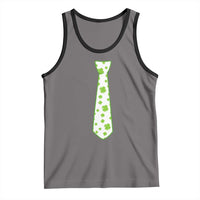 Shamrocks Tie Tank Top Kids St Patricks Day Costume Party Humor