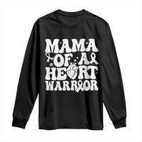 CHD Heart Disease Awareness Long Sleeve Shirt Heart Warrior Mama
