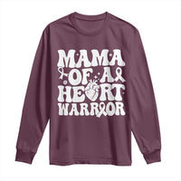 CHD Heart Disease Awareness Long Sleeve Shirt Heart Warrior Mama