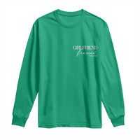 Personalized Fiancee Long Sleeve Shirt Custom Date Girlfriend Engagement Gifts Future Mr and Mrs