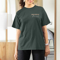 Personalized Fiancee T Shirt For Women Custom Date Girlfriend Engagement Gifts Future Mr and Mrs