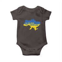 Slava Ukraini Baby Onesie Ukrainian Ukraine Flag Pride