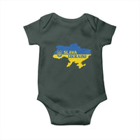 Slava Ukraini Baby Onesie Ukrainian Ukraine Flag Pride