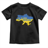 Slava Ukraini Toddler T Shirt Ukrainian Ukraine Flag Pride