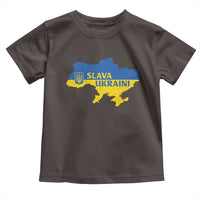 Slava Ukraini Toddler T Shirt Ukrainian Ukraine Flag Pride