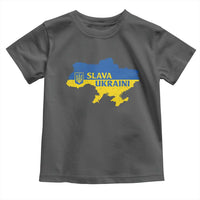 Slava Ukraini Toddler T Shirt Ukrainian Ukraine Flag Pride