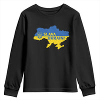 Slava Ukraini Youth Sweatshirt Ukrainian Ukraine Flag Pride