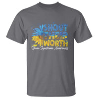 Down Syndrome Awareness Sunflower T Shirt Shout Their Worth