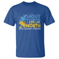 Down Syndrome Awareness Sunflower T Shirt Shout Their Worth