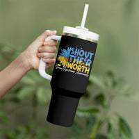 Down Syndrome Awareness Sunflower Tumbler With Handle Shout Their Worth