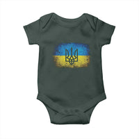 Vintage Ukraine Ukrainian Flag Baby Onesie Ukrainians Gifts