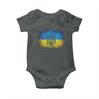 Vintage Ukraine Ukrainian Flag Baby Onesie Ukrainians Gifts