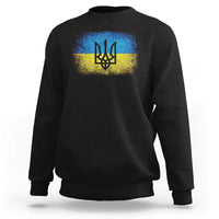 Vintage Ukraine Ukrainian Flag Sweatshirt Ukrainians Gifts