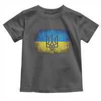 Vintage Ukraine Ukrainian Flag Toddler T Shirt Ukrainians Gifts