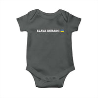 Slava Ukraini Ukraine Flag Baby Onesie Ukrainian Pride