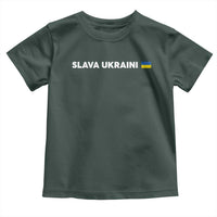 Slava Ukraini Ukraine Flag Toddler T Shirt Ukrainian Pride