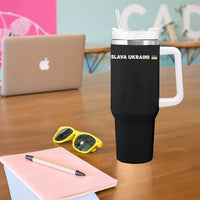 Slava Ukraini Ukraine Flag Tumbler With Handle Ukrainian Pride