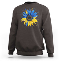 Sunflower Ukraine Flag Sweatshirt Patriot Patriotic Ukraine Ukrainian National Flag