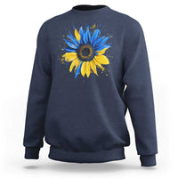 Sunflower Ukraine Flag Sweatshirt Patriot Patriotic Ukraine Ukrainian National Flag
