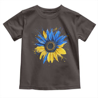 Sunflower Ukraine Flag Toddler T Shirt Patriot Patriotic Ukraine Ukrainian National Flag
