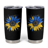 Sunflower Ukraine Flag Tumbler Cup Patriot Patriotic Ukraine Ukrainian National Flag